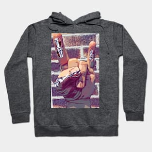 Rock and roll wall Hoodie